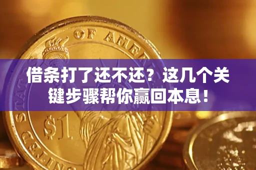 济南借条打了还不还？这几个关键步骤帮你赢回本息！