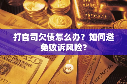 济南打官司欠债怎么办？如何避免败诉风险？