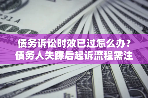 济南债务诉讼时效已过怎么办？债务人失踪后起诉流程需注意什么？