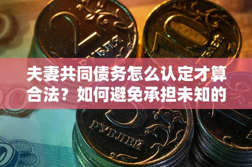 济南夫妻共同债务怎么认定才算合法？如何避免承担未知的债务风险？