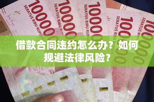 济南借款合同违约怎么办？如何规避法律风险？