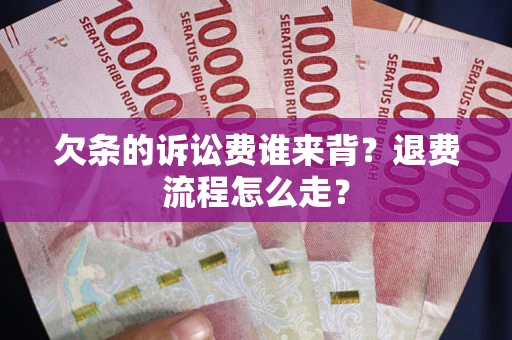 济南欠条的诉讼费谁来背？退费流程怎么走？
